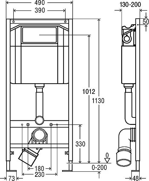 Инсталляция для унитаза Viega Eco plus 713386 фото 3