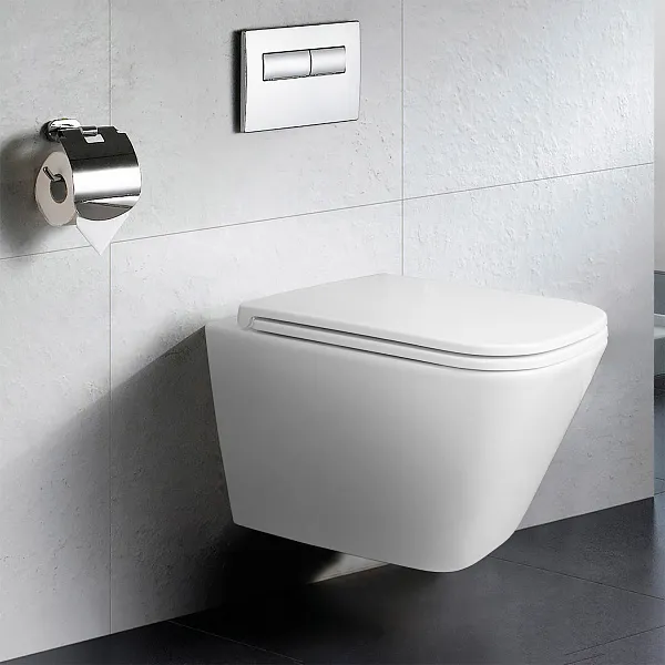 Унитаз Azario AZ-0052-UQ3 подвесной безободковый с сиденьем микролифт фото 12