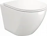Унитаз подвесной Teymi Milana Vortex W00079 подвесной безободковый с микролифтом фото 4