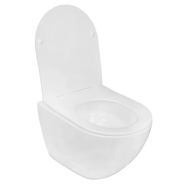 Унитаз Azario AZ-0093UQ3 подвесной безободковый с сиденьем микролифт фото 3