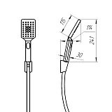 Душевой гарнитур PAINI Ravenna RVCR131 фото 7