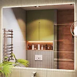 Зеркало Vigo Quadro 100x120 4630297360875 с подсветкой фото 2