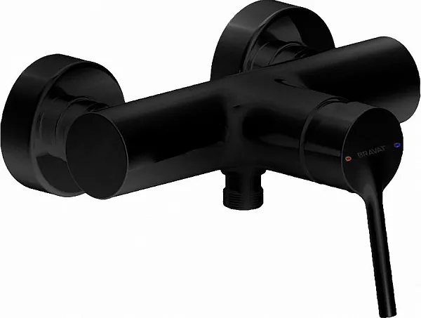 Смеситель Bravat Palace Black F9172217BM-01-RUS для душа фото 1