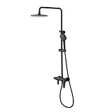 Душевая стойка Lemark Bronx LM3762BL со смесителем фото 1