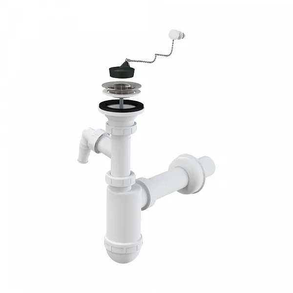 Сифон AlcaPlast A41PR для раковины фото 1