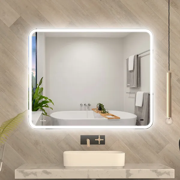 Зеркало Mixline Турин-2 80x100 4610259063600 с подсветкой фото 5