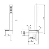 Душевой гарнитур PAINI Grazia 21PZ440 фото 8