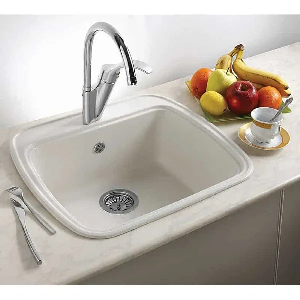 Кухонная мойка Alcora Офелия 56 Кремовая 0000000028 фото 2