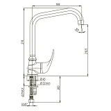 Смеситель для кухонной мойки PAINI Jolly 69CR594ZKM фото 5