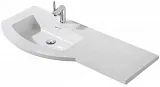 Раковина-столешница BelBagno Prospero 121 см PROSPERO-1200-LVB-LEFT левая фото 1