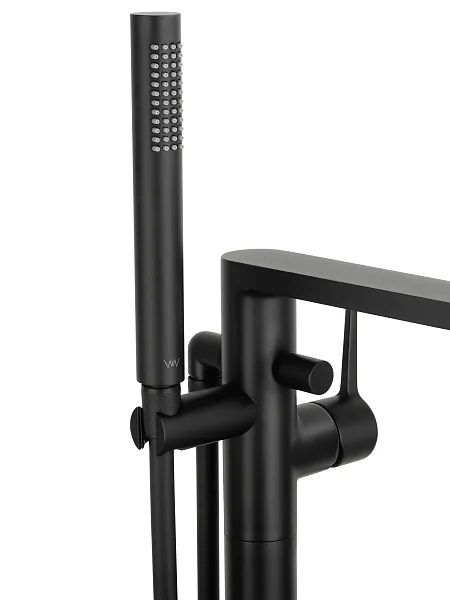 Смеситель для ванны с душем Wonzon & Woghand STICK WW-88649901-MB фото 5
