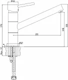 Смеситель Iddis Velikan VL1BBSGi05 для кухонной мойки фото 2