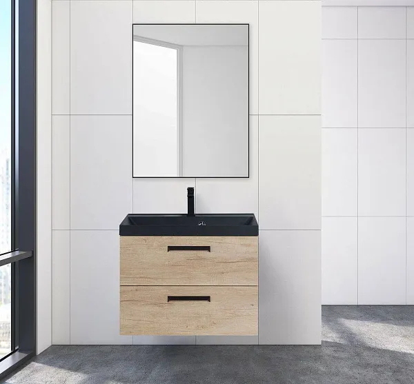Зеркало BelBagno 60x80 SPC-AL-600-800 Nero фото 7
