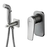 Гигиенический душ Lemark Bronx LM3719GM  со смесителем фото 1