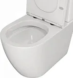 Унитаз-компакт Watersense Milana R W00747 напольный безободковый с микролифтом фото 7