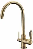 Смеситель ZorG Sanitary ZR 317 YF-33 BR для кухонной мойки фото 1