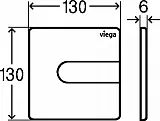 Смывная клавиша для унитазов Viega Visign for Style 23 774554 фото 3