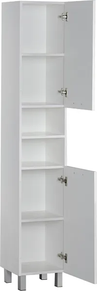 Шкаф-пенал Aquanet Доминика 35 белый фото 2