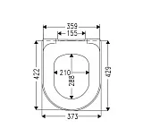 Крышка-сиденье Villeroy & Boch Omnia Architectura 98M9 C101 с микролифтом фото 2