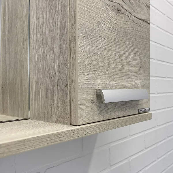 Зеркало Comforty Марио 75x83,5 00-00016020CF с подсветкой с полочкой фото 7