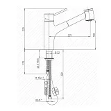 Смеситель для кухонной мойки PAINI Cox 78CR576LMKM фото 6