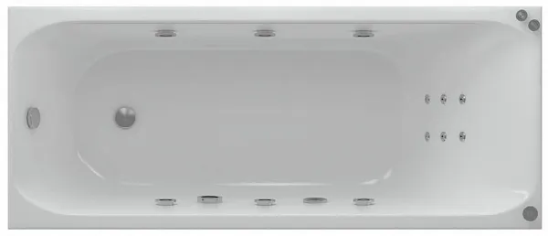 Акриловая ванна Aquatek Альфа 150x70 ALF150-0000031 слив слева фото 2