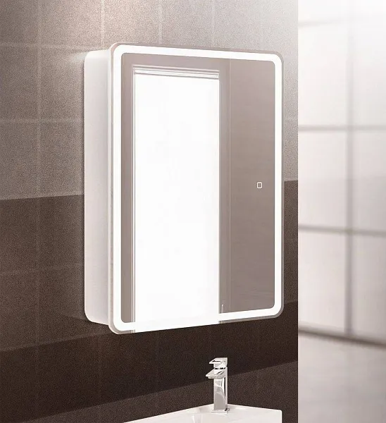 Зеркало-шкаф BelBagno Marino 60x80 SPC-MAR-600/800-1A-LED-TCH с подсветкой фото 12
