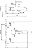 Комплект смесителей 3 в 1 Orange Karl M05-311b фото 7