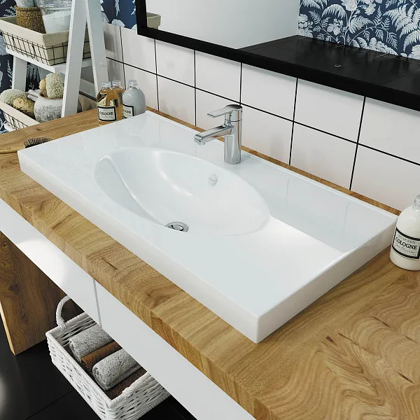 Раковина Sanita Luxe Next 90 см NXT90SLWB01 фото 5