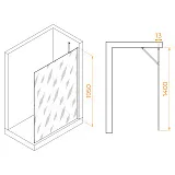 Душевая перегородка RGW Walk In 351011014-11 фото 2