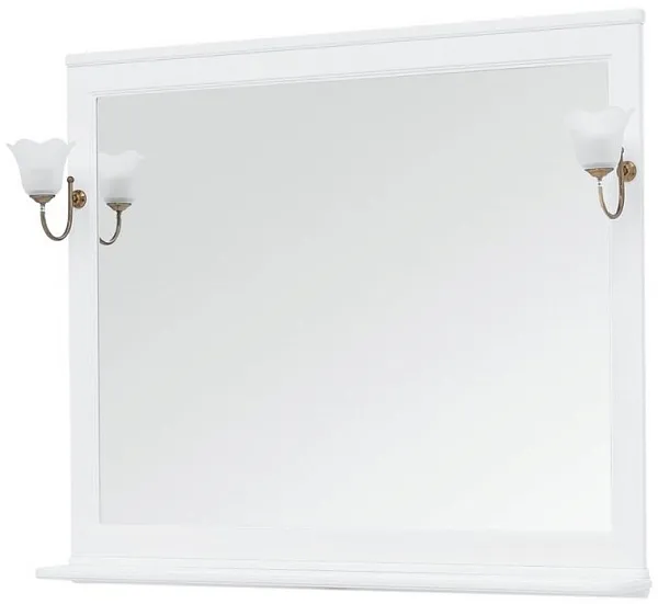 Зеркало Aquanet Валенса 116х100 238831 с полочкой фото 3