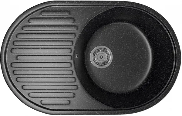 Кухонная мойка Mixline ML-GM16-308 Черная 525110 фото 3