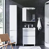 Тумба с раковиной Am.Pm Like 65 напольная, белый глянец фото 2