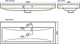 Мебельная раковина Aqwella Infinity 100 Inf.10.04.D фото 3