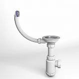 Сифон GranFest СФ-0001 для раковины фото 1