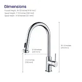 Смеситель для кухонной мойки TIMO Saona 2316/00FL фото 5