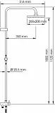 Душевая стойка WasserKRAFT A040 фото 4