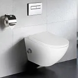 Унитаз Azario Allegro AZ-3105B подвесной безободковый с сиденьем микролифт фото 13