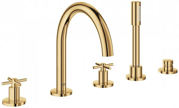 Смеситель Grohe Atrio New 19923GL3 на борт ванны фото 1
