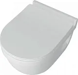 Унитаз подвесной Teymi Nancy Pro W00162 подвесной безободковый с микролифтом фото 9
