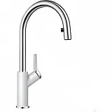 Смеситель для кухни Blanco Carena S SILGRANIT 520984 белый фото 1