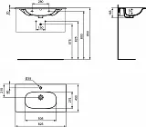 Раковина Ideal Standard Tesi Vanity 83 см T350901 фото 5