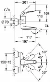Смеситель Grohe Euroeco Special 32767000 для раковины фото 3
