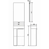 Зеркало Comforty Асти 39x71 00-00001468CF фото 3