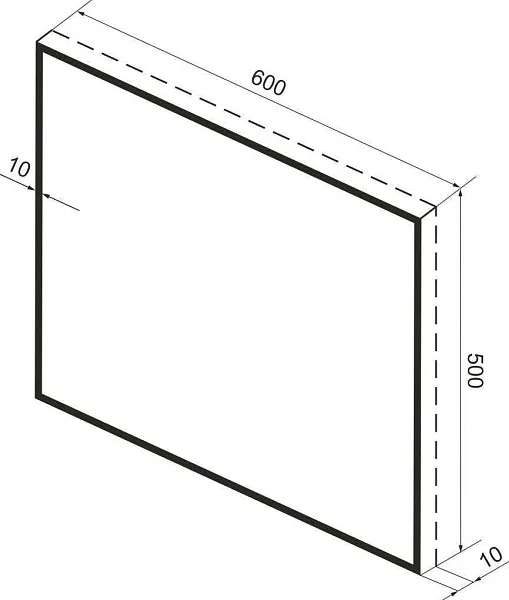 Зеркало Wellsee 7 Rays' Spectrum 60x50 см 172200510 фото 10