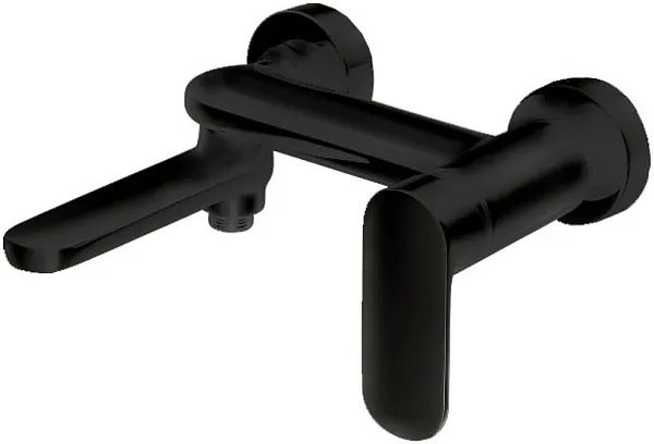 Смеситель Bravat Opal Black F6125183BM-01-RUS для ванны с душем фото 1