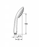 Душевая лейка Grohe Euphoria 27220000 фото 2