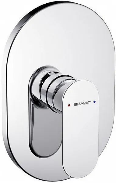 Смеситель Bravat Gina PB865104CP-ENG для душа фото 1