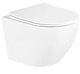 Унитаз BelBagno Uno BB3105CHR/SC подвесной безободковый быстросъемное с микролифтом фото 1