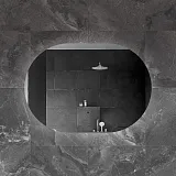 Зеркало Cezares Vague 100x70 CZR-SPC-VAGUE-1000-700-MOV с подсветкой фото 2